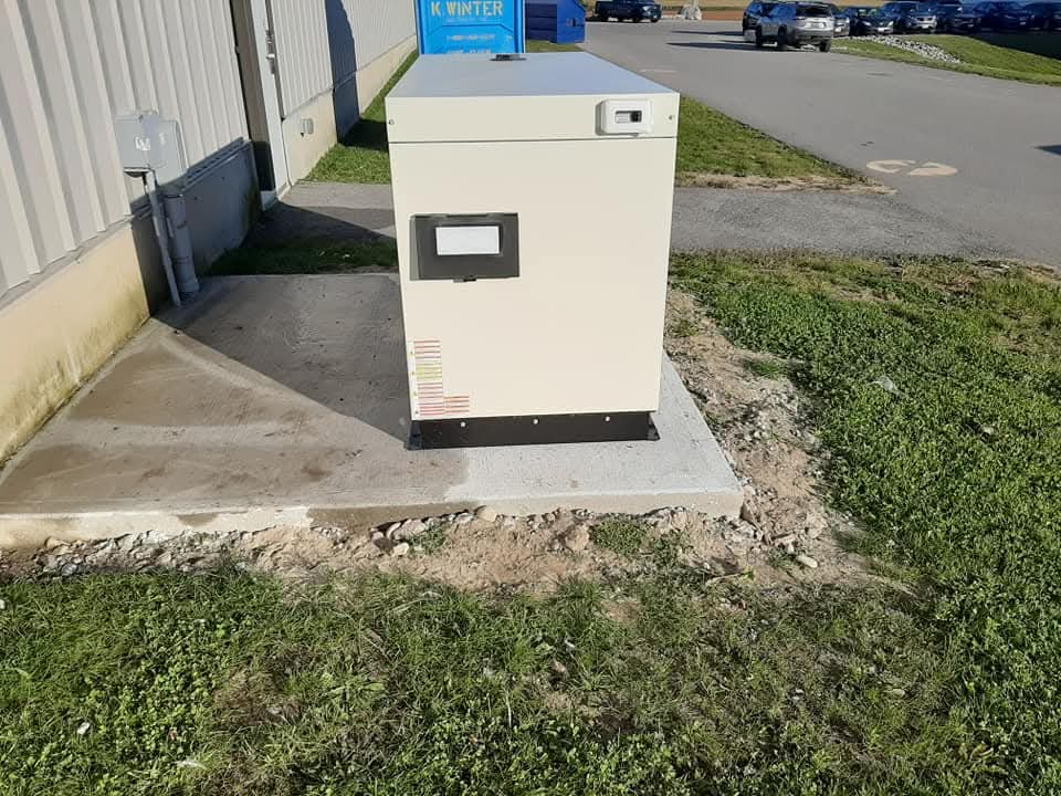 Commercial backup generator